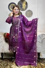 প্রিমিয়াম কোয়ালিটির ইন্ডিয়ান জর্জেটের  পার্টি কালেকশন